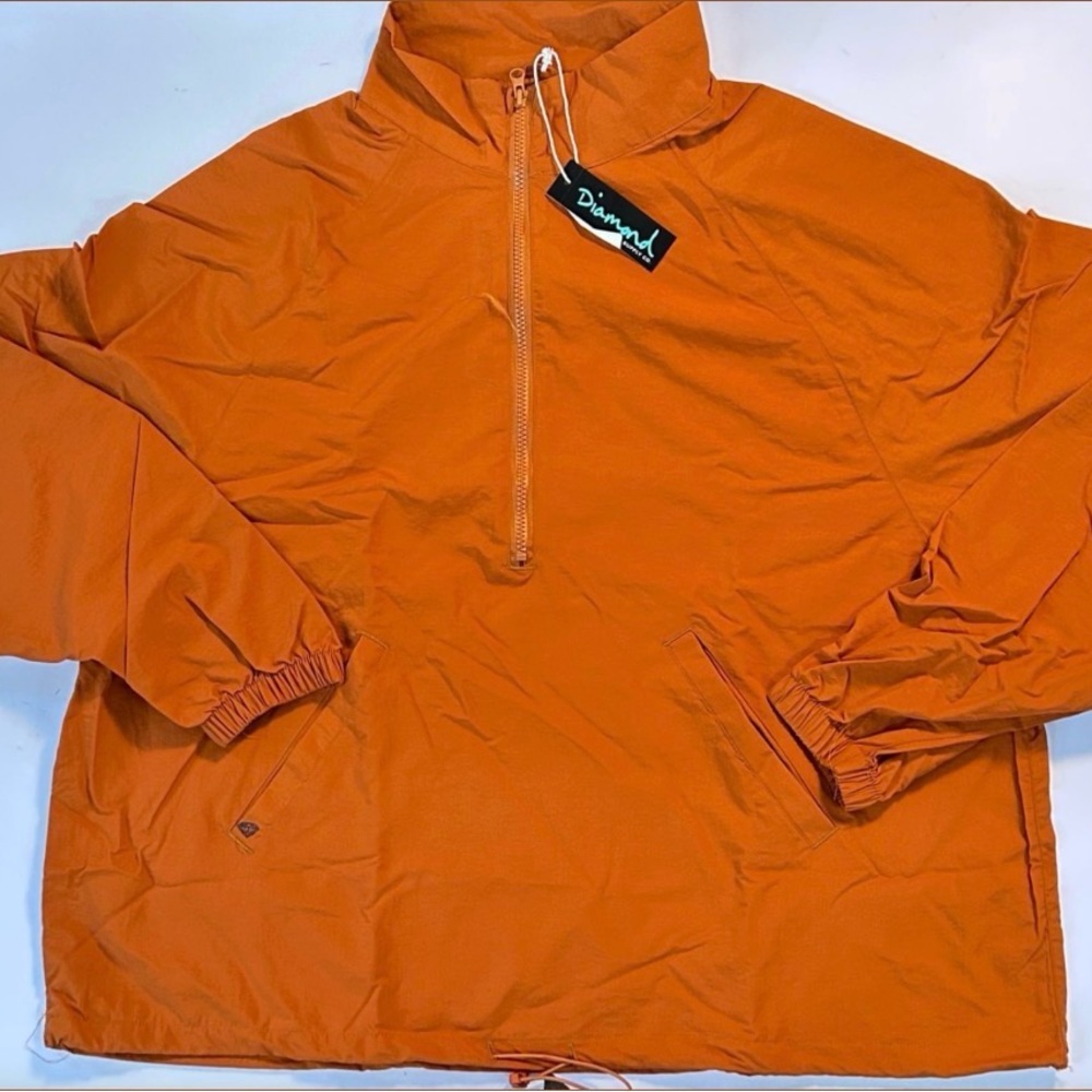 Diamond Supply Co. Orange Windbreaker
